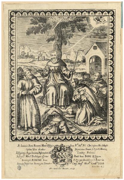B. Ioannis Boni Bonomi Mant.ni effigies...