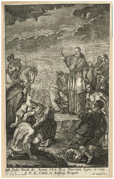 B. Paulus Burali de Aretio Cler. Reg. Placentiae Episc. et civis S.R.E. Card. et Archiep. Neapol.