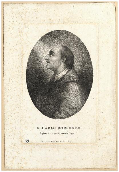 S. Carlo Borromeo dipinto dal vero di Daniele Crespi