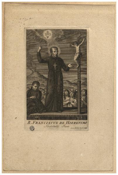 B. Franciscus de Hieronymo Societatis Jesu