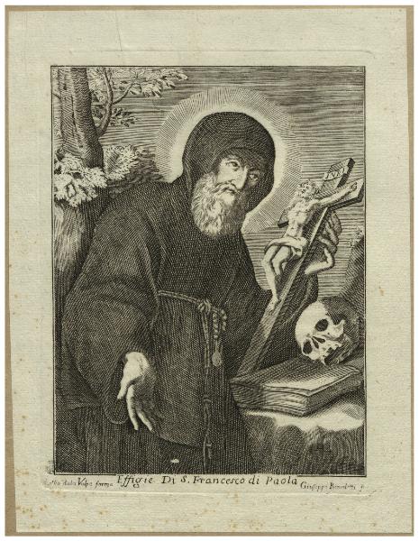 Effigie di S. Francesco di Paola