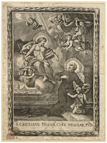S. Caietanus Thienae cler. regular. fu[n]d.