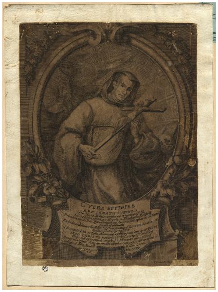 Vera effigies A.R.P. Ignatij Lupini Ordinis Minimorum re et nomine Filii In scholastica, ac Mystica Theologia Illustris [...]