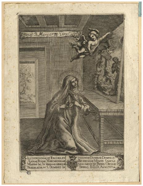 Effigies B. Margaritae Virg. O.S.D.