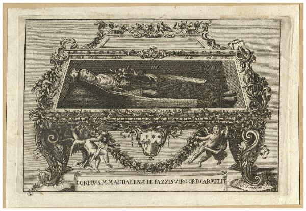 Corpus S.S.M. Magdalenae de Pazzis virg. Ord. Carmelit.
