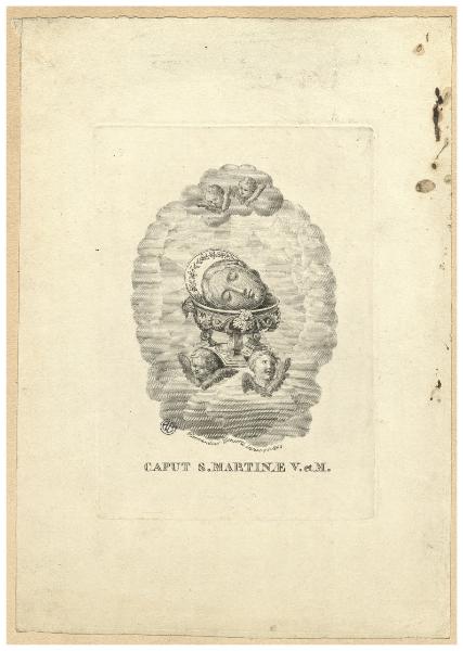 Caput S. Martinae V. et M.