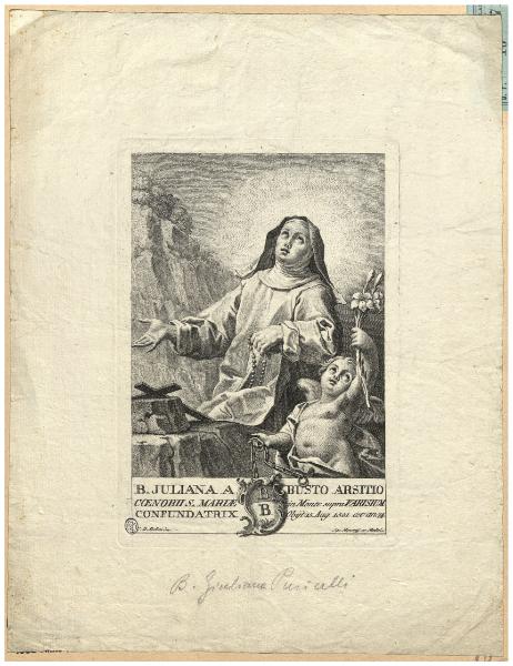 B. Juliana a Busto Arsitio coenobii S. Mariae in Monte supra Varisium confundatrix [...]