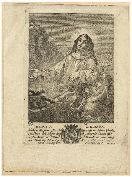 Beata Giuliana natta nella famiglia de Puricelli in Cassina Verghera, Pieve dell'Insigne Borgo di Gallarate l'anno 1427, confondatrice del V.o Mon.o del Sacro Monte sopra Varese [...]