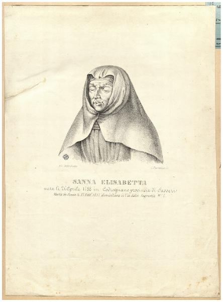 Sanna Elisabetta nata li 24 Aprile 1788 in Codrognano provincia di Sasseri [...]