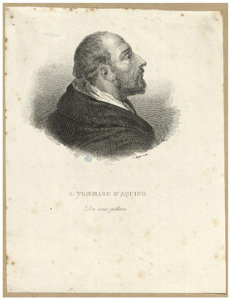 S. Tommaso d'Aquino da una pittura