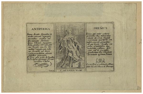 S. Agatha V. et M.