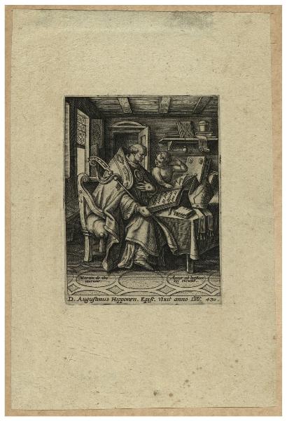 D. Augustinus Hipponen. Episc. vixit annno Dni. 430