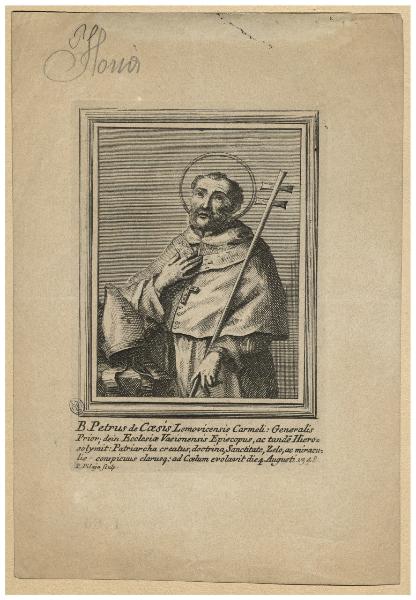 B. Petrus de Caesis Lemovicensis Carmeli: Generalis Prior [...]
