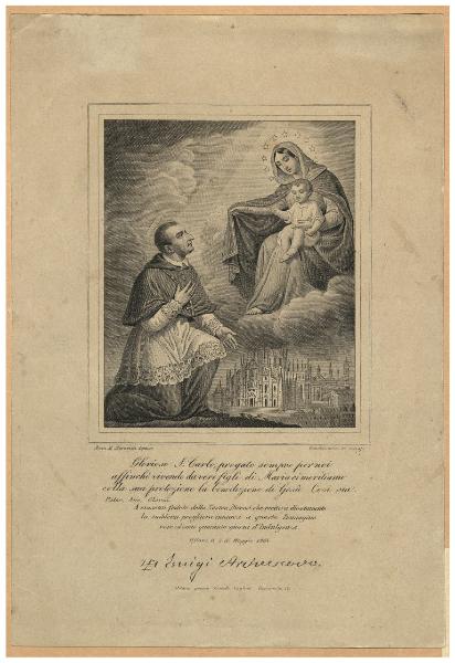 Glorioso S. Carlo, pregate sempre noi affinchè vivendo da veri figli di Maria ci meritiamo colla sua protezione la benedizione di Gesù. Così sia [...]