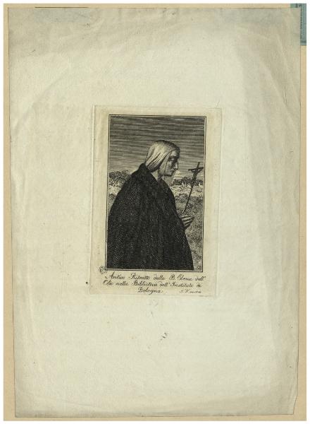 Antico ritratto della B. Elena dall'Olio nella Biblioteca dell'Instituto di Bologna