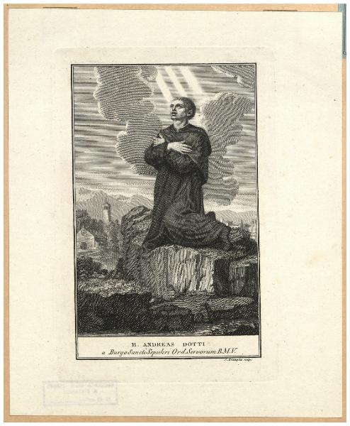 B. Andreas Dotti a Burgo Sancti Sepulcri Ord Servorum B.M.V.