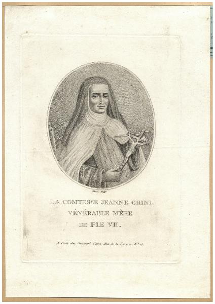 La Comtesse Jeanne Ghini vénérable mère de Pie VII.
