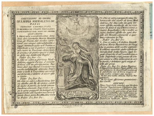 S. Maria Magdalena De Pazzi Parmae Patron[...]