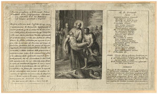 Devota preghiera al B. Bernardo Tolomei fondatore della Congregazione Olivetana per impetrare il di lui Patrocinio nei bisogni spirituali e temporali