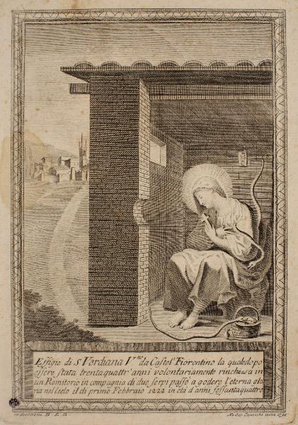 Effigie di S. Verdiana V.ne da Castel' Fiorentino [...]