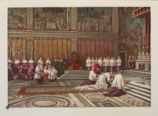 Adoration de croix a la Chapelle Sixtine