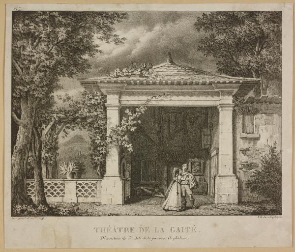 Theatre de la gaité, Decoration du 3e Acte de la pauvre Orpheline