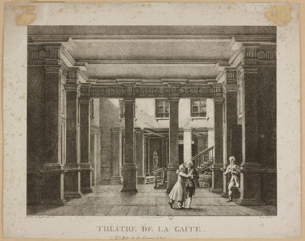 Theatre de la gaité, 1er Acte de la fausse Clef