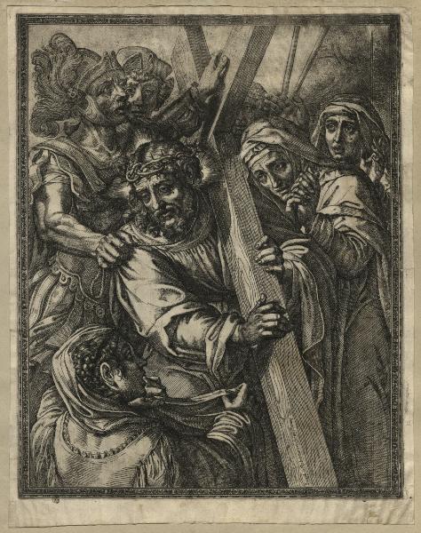 Cristo che porta la croce con le pie donne