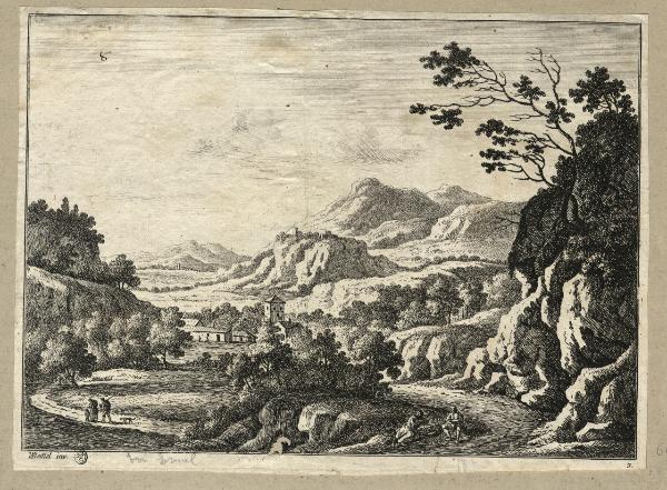 Paesaggio con figure