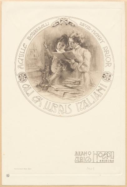 Copertina di Achille Bertarelli David-Henry Priori, Gli ex libris italiani