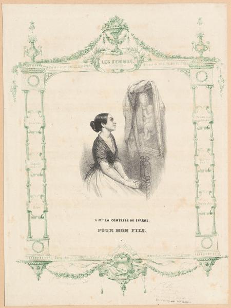 Copertina di spartito Les femmes. Six mélodies. Paroles de Mr. Emile Barateau musique  de Mr. Alph. De Feltre