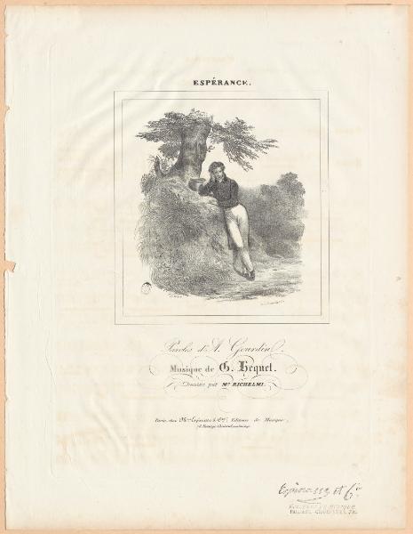 Copertina di spartito Espérance musique de G. Hequet