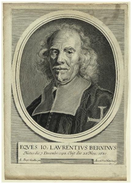 Eques Io: Laurentius Berninus Natus die 7 Decembr: 1598. Obijt die 28 Nou: 1680