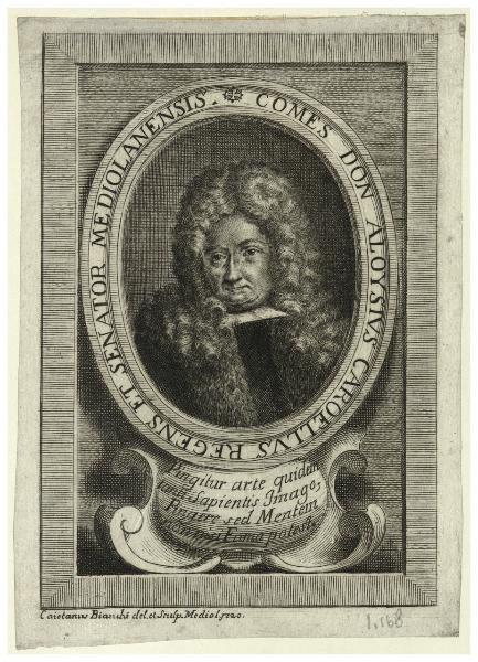 Comes Aloysius Caroellus Regens et Senator Mediolanensis