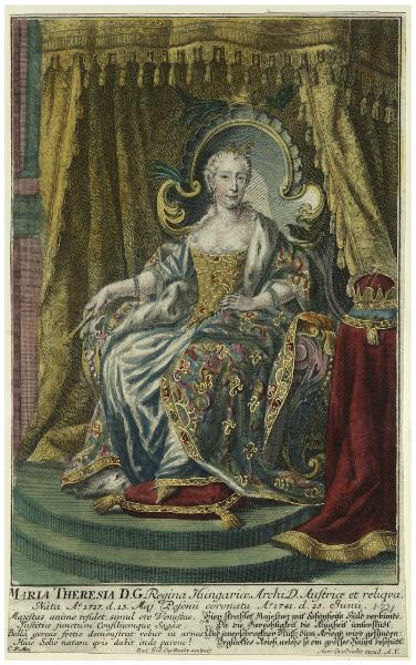 Maria Theresa D.G. Regina Hungariae, ArchiD. Austriae et reliqua