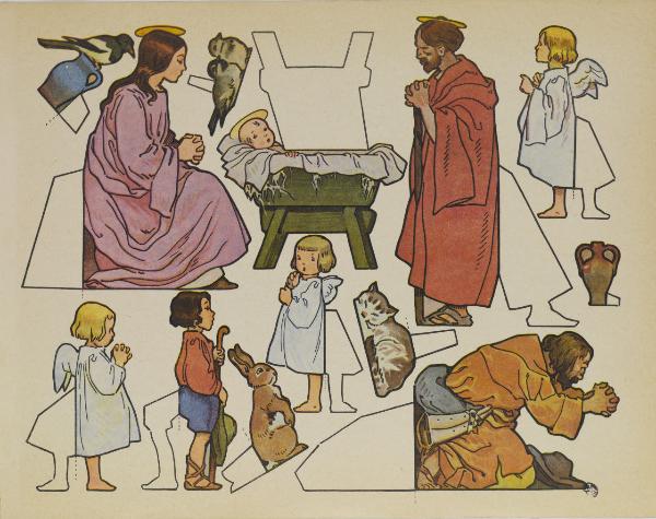 Il presepio. Figurine da ritagliare e mettere in piedi