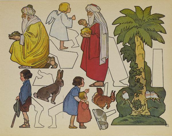 Il presepio. Figurine da ritagliare e mettere in piedi
