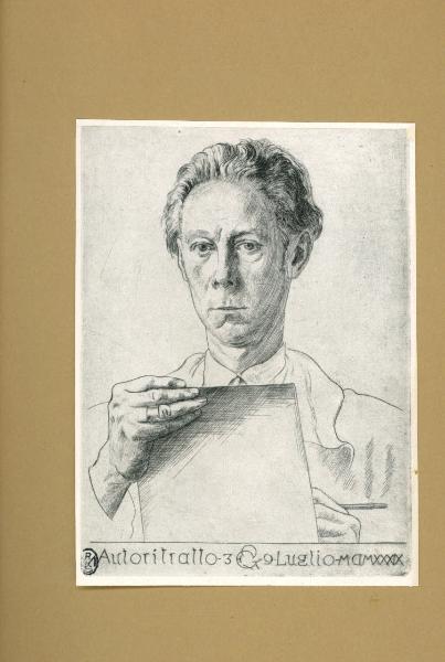 Ex Libris (Autoritratto G. A. 3-9 luglio MDMXXXIX)