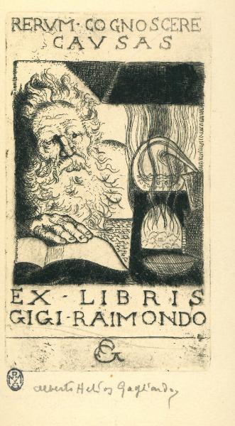 Ex Libris Gigi Raimondo (Rerum cognoscere causas)