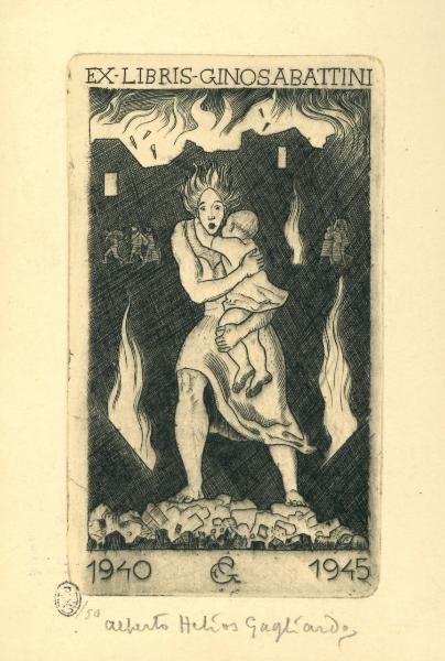 Ex Libris Gino Sabattini