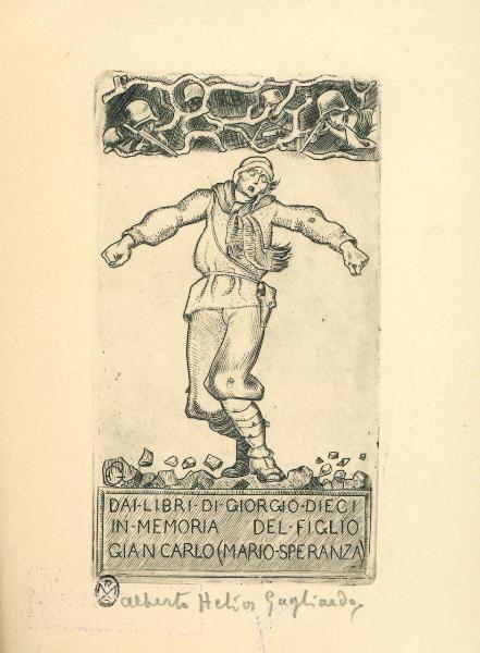 Dai libri di Giorgio Dieci in memoria del figlio Gian Carlo (Mario Speranza)