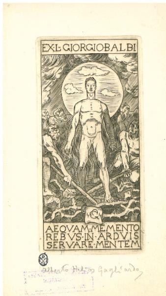 Ex L Giorgio Balbi (Aequam memento rebus in ardis servare mentem)