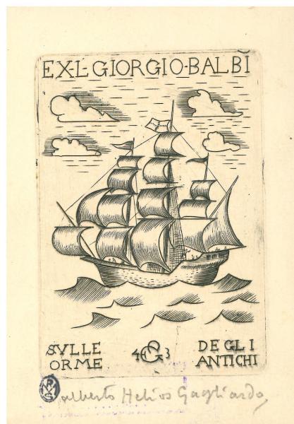 Ex L Giorgio Balbi (Sulle orme degli antichi)
