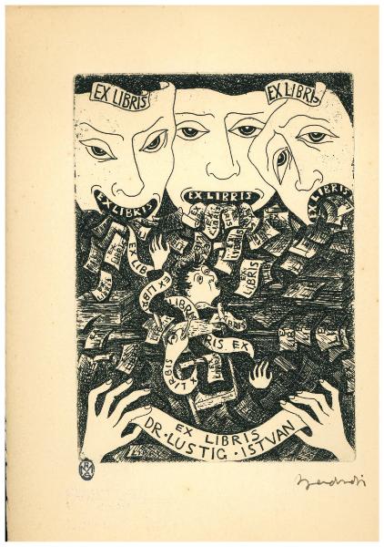 Ex Libris Dr. Lustig Istvan
