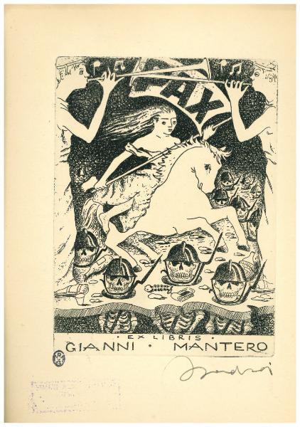 Ex Libris Gianni mantero (Pax)