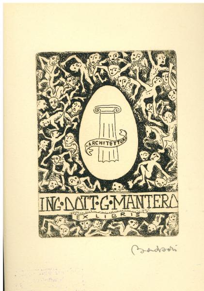 Ex Libris Ing. dott. G. Mantera (Architettura)