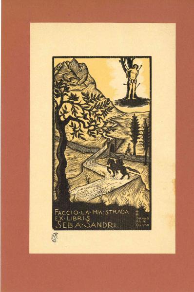 Ex Libris Seba Sandri (Faccio la mia strada)