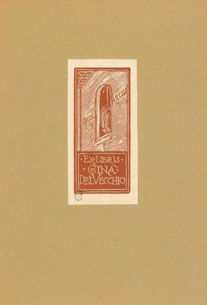 Ex Libris Gina del Vecchio (Arde [ascosa])