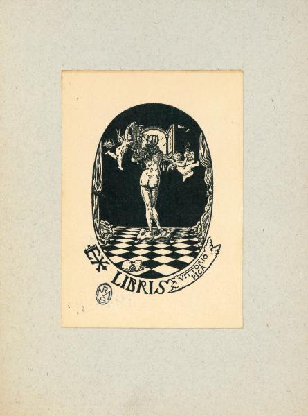 Ex Libris Vittorio Pica (Decameron)