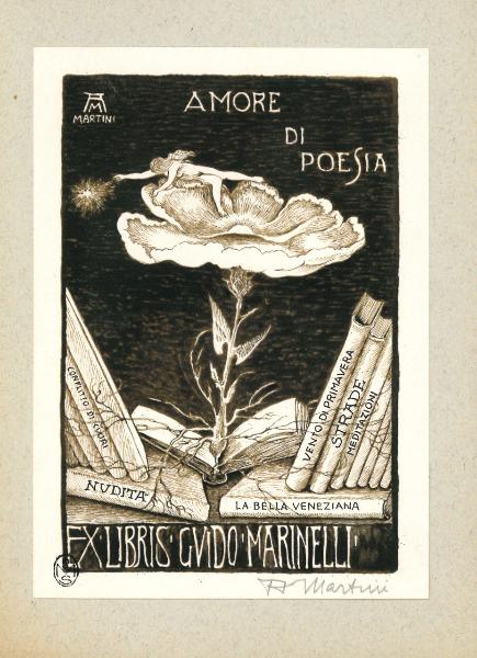 Ex Libris Guido Marinelli (Amore di Poesia)